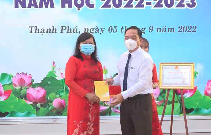 54 trường học ở huyện Mỹ Xuyên đồng loạt khai giảng năm học mới