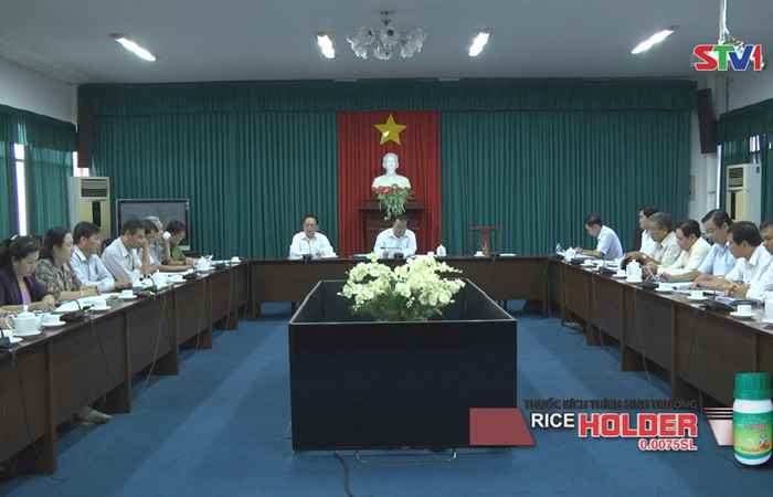 Chủ tịch UBND tỉnh Sóc Trăng  làm việc với đoàn giám sát của HĐND Tỉnh