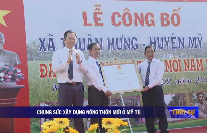 Chung sức xây dựng Nông thôn mới ở Mỹ Tú 