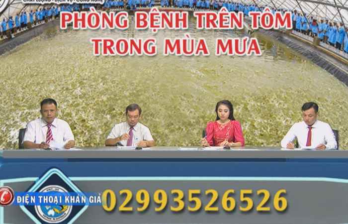 Chương trình tọa đàm Phòng bệnh trên tôm trong mùa mưa (29-08-2020)