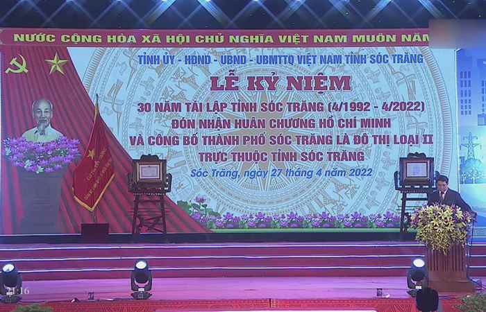 Trích tường thuật Lễ kỷ niệm 30 năm tái lập tỉnh Sóc Trăng (04-1992-04-2022)