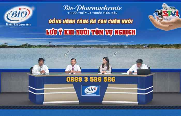 Chương trình tọa đàm BIO đồng hành cùng bà con chăn nuôi - Lưu ý khi nuôi tôm vụ nghịch 17-11-2017