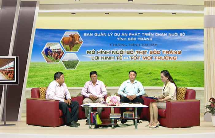 Chương trình tọa đàm Mô hình nuôi bò thịt Sóc Trăng lợi kinh tế - tốt môi trường 25-12-2017