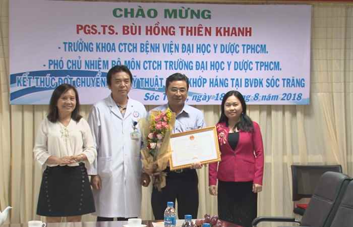 Chuyển giao thành công kỹ thuật thay khớp tại bệnh viện đa khoa tỉnh Sóc Trăng