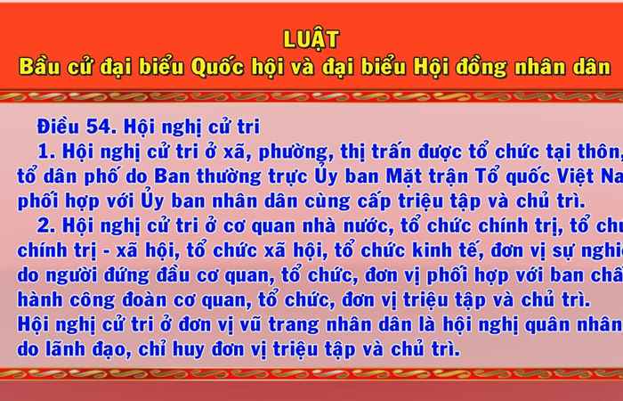 Chuyên mục Đại biểu nhân dân - Luật bầu cử đại biểu Quốc hội và đại biểu Hội đồng nhân dân (03-03-2021)