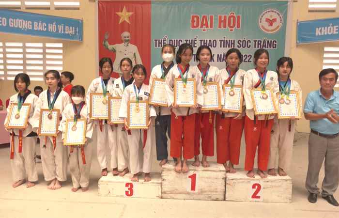  Bế mạc Giải Teakwondo Đại hội TDTT tỉnh Sóc Trăng lần thứ IX năm 2022