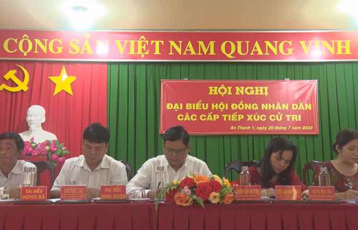 Cù Lao Dung: Đại biểu HĐND các cấp tiếp xúc cử tri xã An Thạnh Nhất
