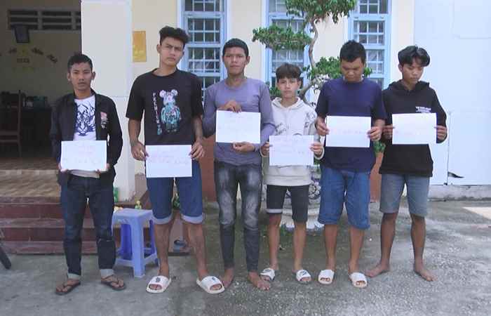 Công an huyện Châu Thành bắt 7 đối tượng sử dụng trái phép chất ma túy 