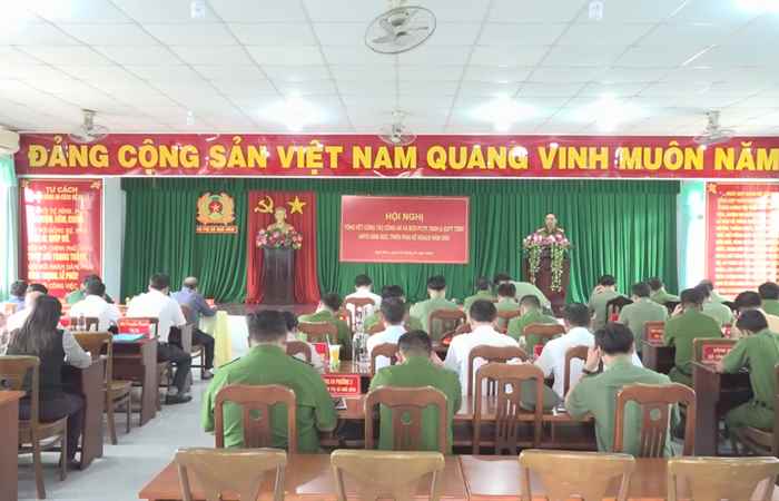 Ngã Năm: Công an thị xã tổng kết năm 2023
