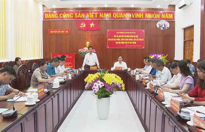 Huyện Mỹ Tú thực hiện nhiều giải pháp hữu hiệu phòng, chống tham nhũng, tiêu cực (19-11-2023)