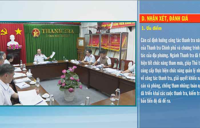 Phương hướng, nhiệm vụ năm 2024 của ngành Thanh tra Sóc Trăng (25-02-2024)
