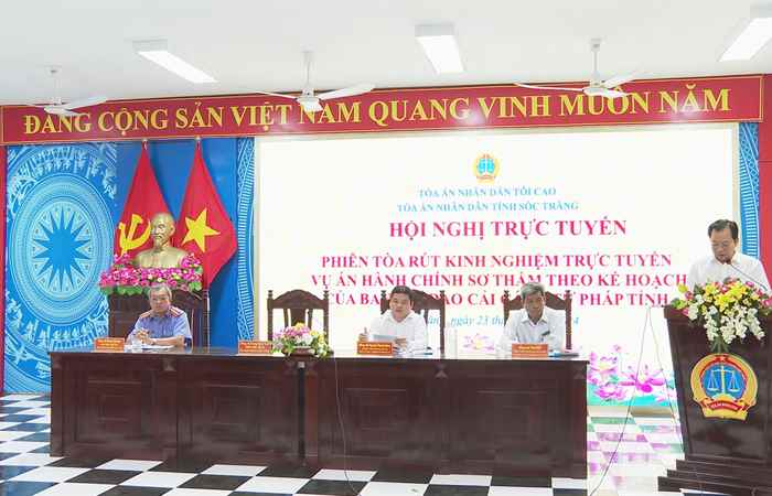 Rút kinh nghiệm phiên tòa hành chính theo hình thức trực tuyến (28-04-2024)