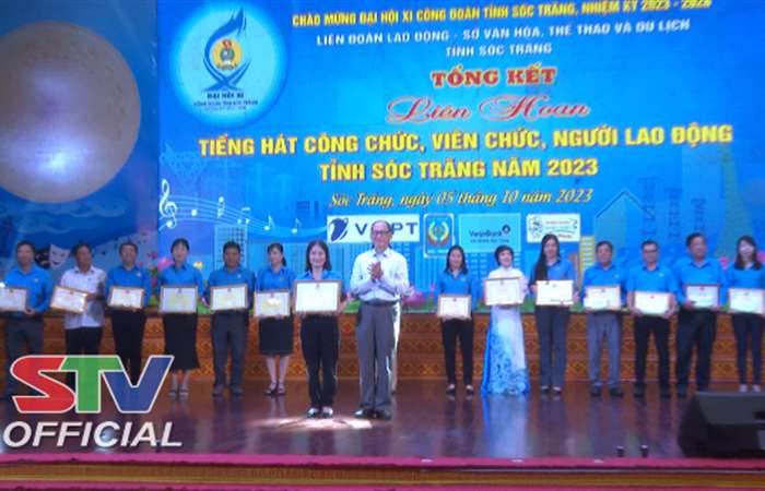 Bế mạc Liên hoan “Tiếng hát công chức, viên chức, người lao động” tỉnh Sóc Trăng năm 2023