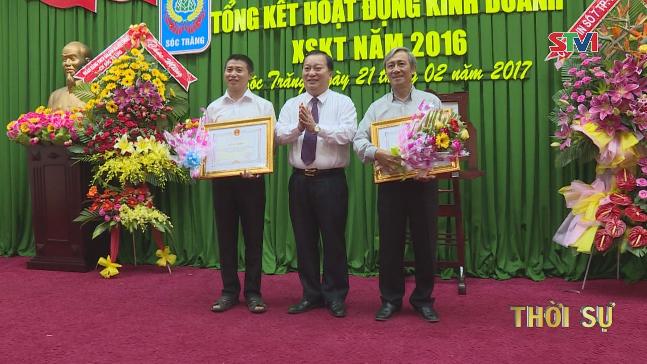 Công ty TNHH MTV XSKT Sóc Trăng tổng kết hoạt động kinh doanh năm 2016