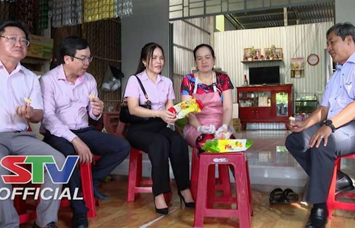 Cù Lao Dung: Ban Đại diện Ngân hàng CSXH tỉnh Sóc Trăng kiểm tra, giám sát công tác tín dụng chính sách