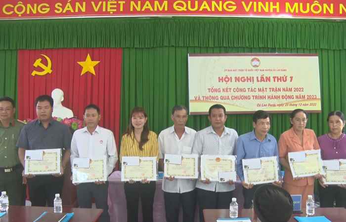Cù Lao Dung: Uỷ ban MTTQ Việt Nam tổng kết năm 2022