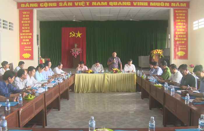 Cù Lao Dung: Kiểm tra kết quả xây dựng xã Nông thôn mới nâng cao