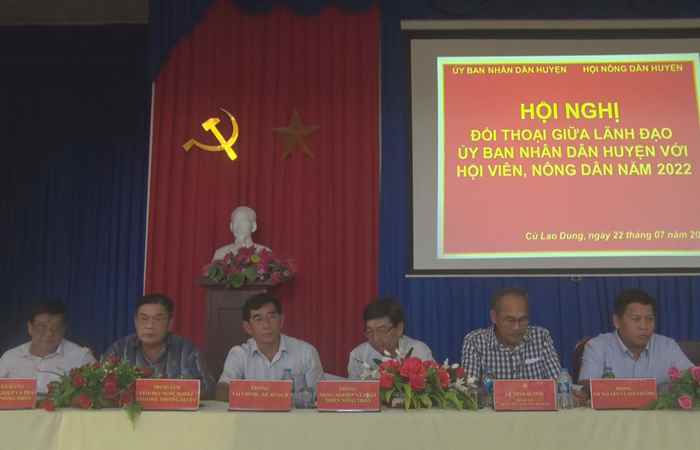 Cù Lao Dung: Lãnh đạo UBND huyện đối thoại với nông dân