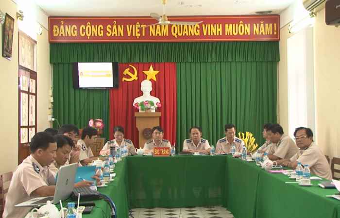 Cục thi hành án dân sự hội nghị trực tuyến với Tổng cục THA dân sự về công tác Bán đấu giá Tài sản