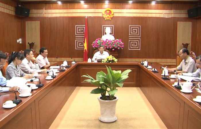 Cuộc họp về các kiến nghị liên quan đến hoạt động của Ban quản lý các khu công nghiệp tỉnh Sóc Trăng