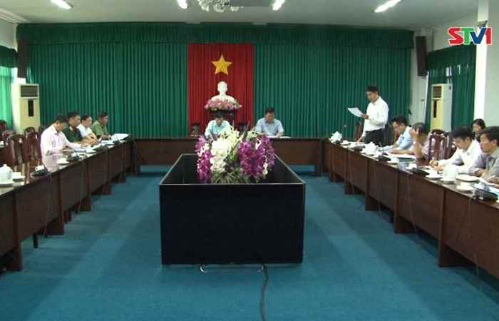 Cuộc họp xét đạt chuẩn nông thôn mới xã Gia Hòa 1 và Gia Hòa 2, huyện Mỹ Xuyên