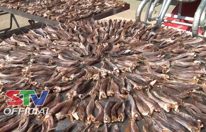 Đặc sản khô cá lóc đồng Ngã Năm