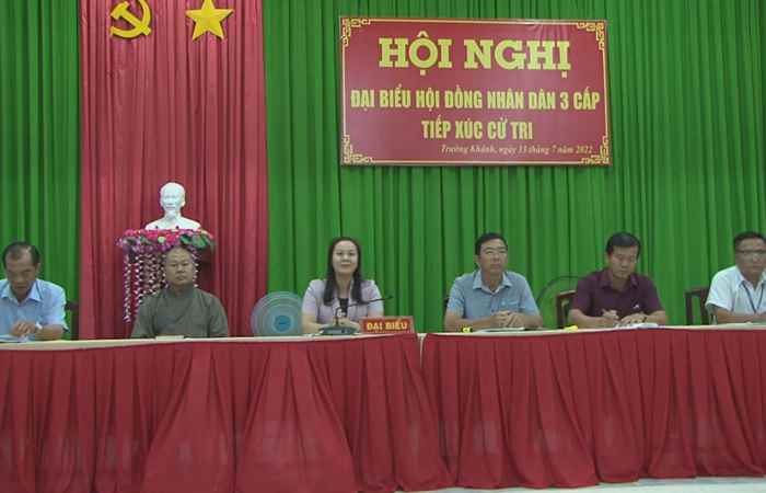 Long Phú: Đại biểu HĐND 3 cấp tiếp xúc cử tri sau kỳ họp giữa năm