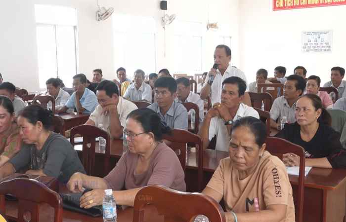 Vĩnh Châu: Đại biểu HĐND 3 cấp tiếp xúc Cử tri xã Lai Hòa