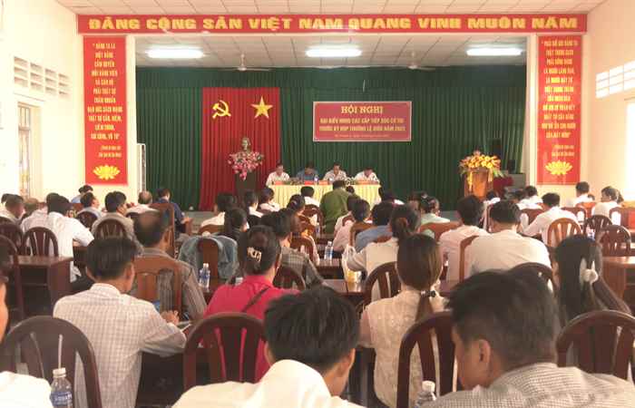 Cù Lao Dung: Đại biểu HĐND 3 cấp tiếp xúc cử tri tại xã An Thạnh 2