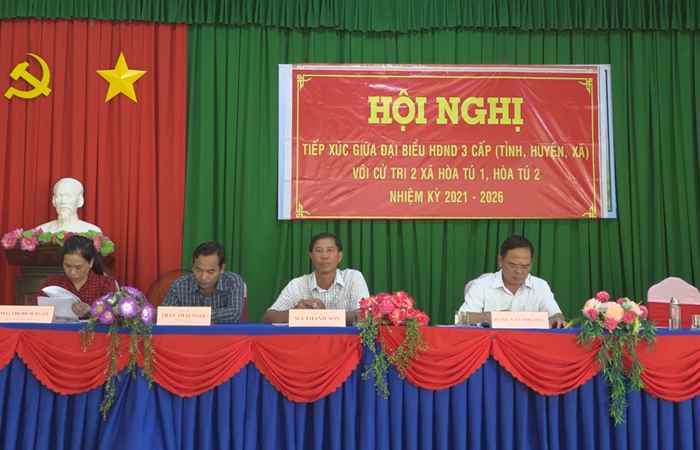 Mỹ Xuyên: Đại biểu HĐND tiếp xúc cử tri xã Tham Đôn, Đại Tâm, thị Trấn Mỹ Xuyên, Hòa Tú 1 và Hòa Tú 2