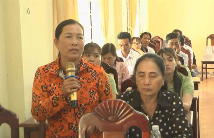 Đại biểu HĐND tỉnh, huyện tiếp xúc cử tri xã Gia Hòa 2, Gia Hòa 1, huyện Mỹ Xuyên
