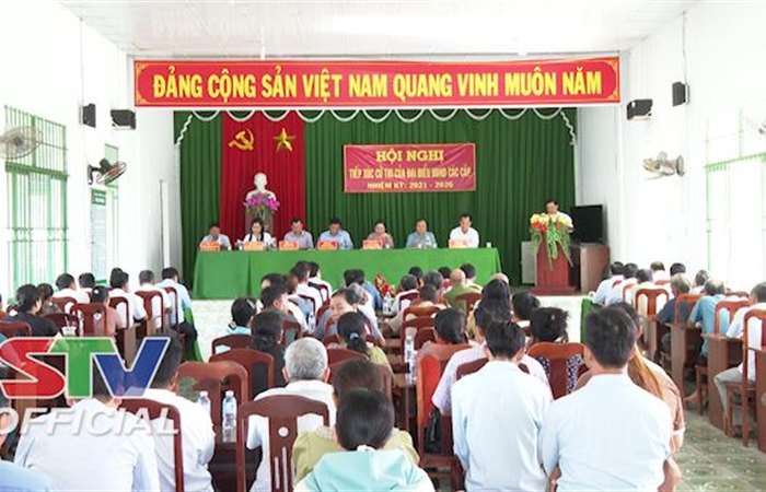 Đại biểu HĐND tỉnh Sóc Trăng tiếp xúc cử tri xã Vĩnh Hiệp, TX. Vĩnh Châu