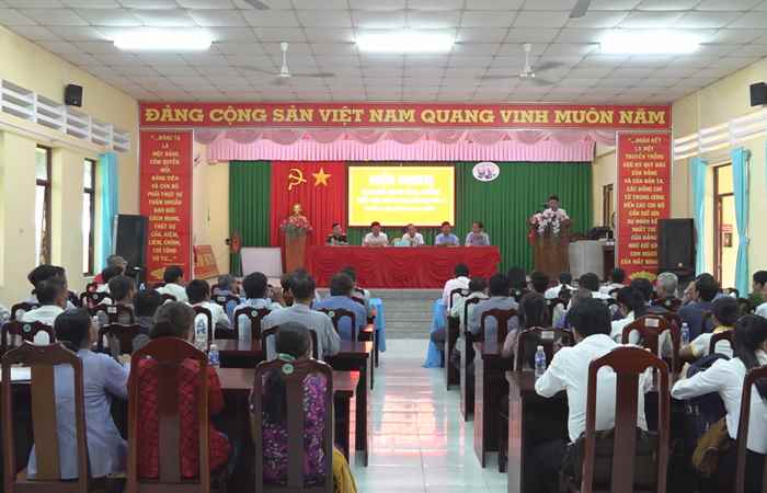 Trần Đề: Đại biểu HĐND 3 cấp tiếp xúc cử tri xã Đại Ân 2 và thị trấn Trần Đề