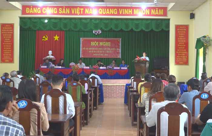 Mỹ Xuyên: Đại biểu HĐND 3 cấp tiếp xúc cử tri xã Gia Hòa 1 và xã Gia Hòa 2