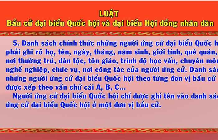 Đại biểu nhân dân - Kỳ 9 (08-03-2021)