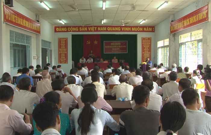 Đại biểu Quốc hội tỉnh Sóc Trăng tiếp xúc cử tri xã Thuận Hòa, huyện Châu Thành