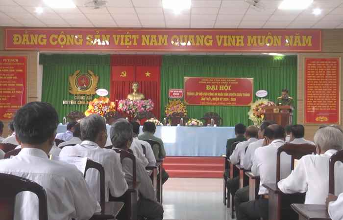  Châu Thành: Thành lập Hội Cựu CAND huyện, nhiệm kỳ 2024-2028