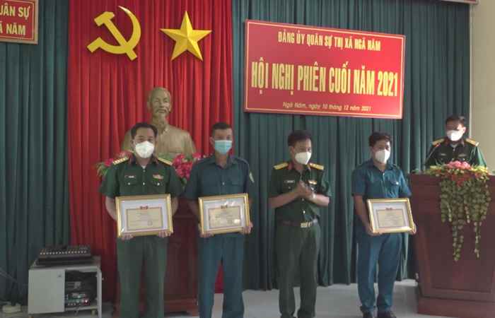 Ngã Năm: Đảng ủy Quân sự triển khai phương hướng, nhiệm vụ năm 2022