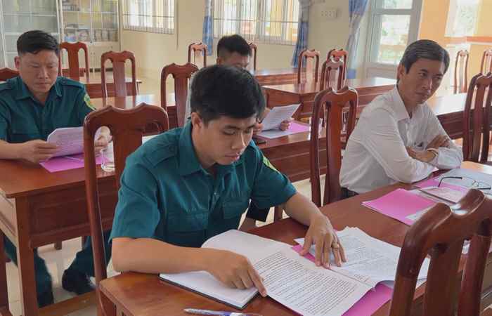 Đảng ủy quân sự huyện Mỹ Tú tổng kết năm 2022