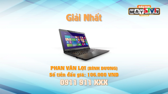 Game Show Đấu giá may mắn 10-10-2016