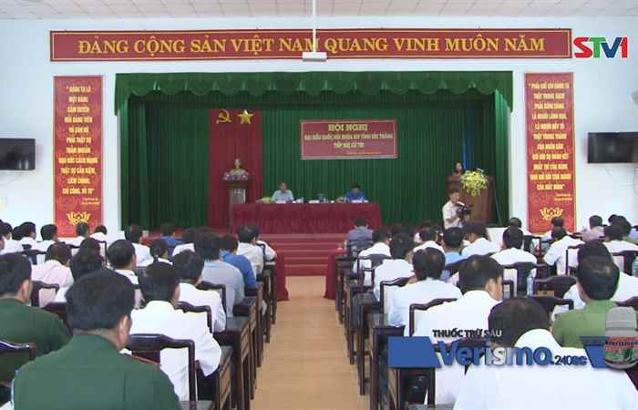 ĐBQH tỉnh Sóc Trăng tiếp xúc cử tri huyện Cù Lao Dung