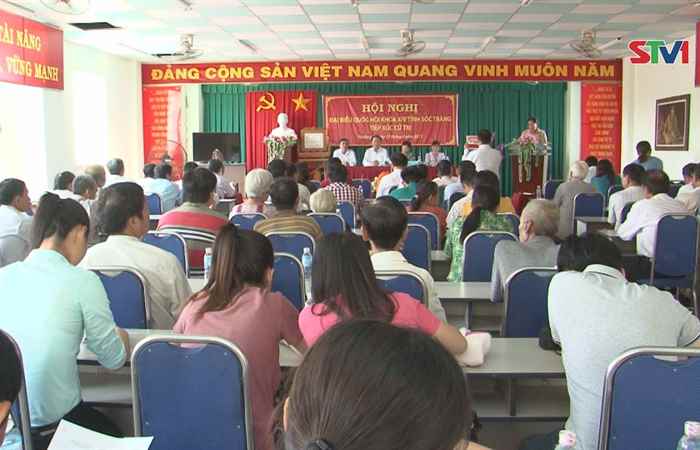 ĐBQH tỉnh Sóc Trăng tiếp xúc cử tri phường 6, thành phố Sóc Trăng