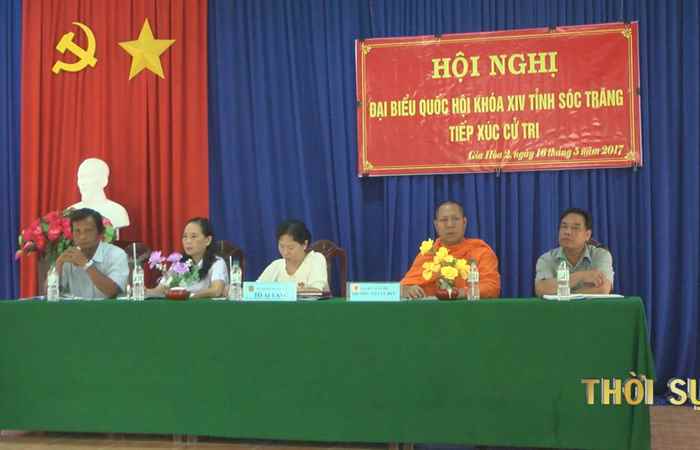 ĐBQH tỉnh Sóc Trăng tiếp xúc cử tri xã Gia Hòa 2 huyện Mỹ Xuyên