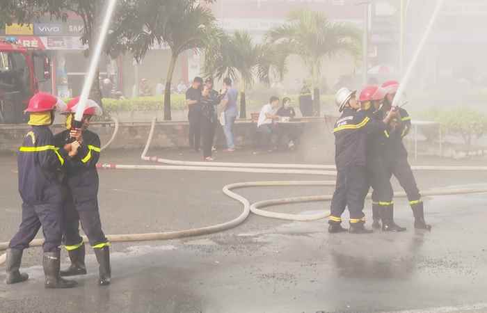 Diễn tập phòng cháy, chữa cháy và cứu nạn, cứu hộ tỉnh Sóc Trăng năm 2023 (14-11-2023)