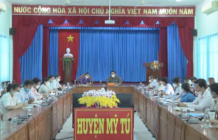 Sở KH&CN tỉnh Sóc Trăng khảo sát kết quả hoạt động KH&CN năm 2021 tại huyện Mỹ Tú