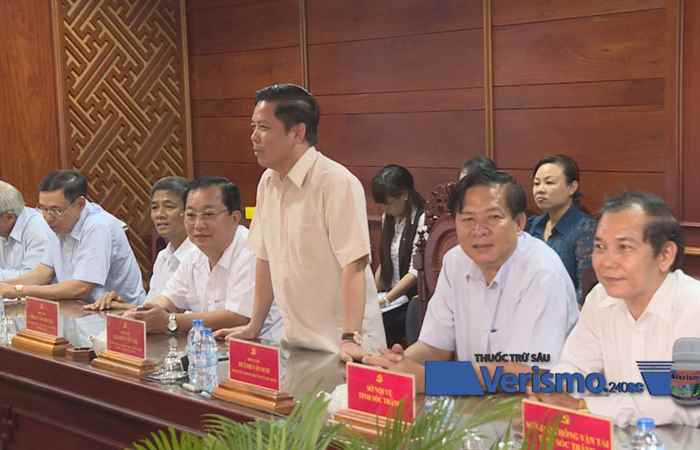 Đoàn công tác của tỉnh Sóc Trăng làm việc với lãnh đạo tỉnh Hậu Giang
