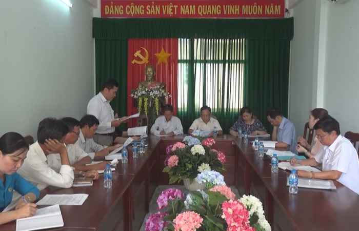 Đoàn công tác HĐND tỉnh Sóc Trăng đến khảo sát tại huyện Mỹ Tú  