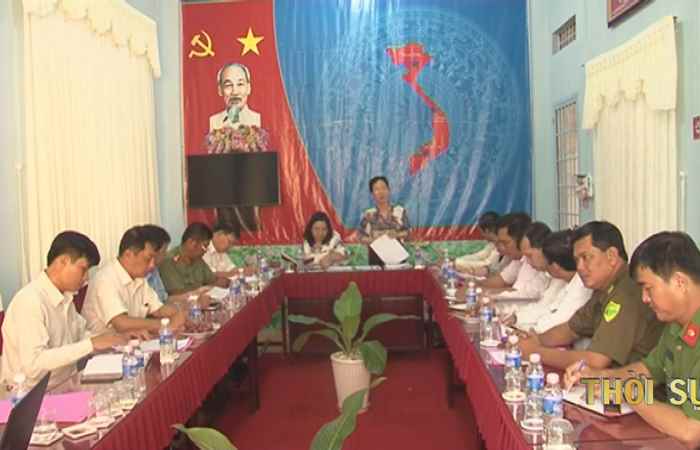 Đoàn đại biểu Quốc hội tỉnh Sóc Trăng giám sát tại huyện Cù Lao Dung