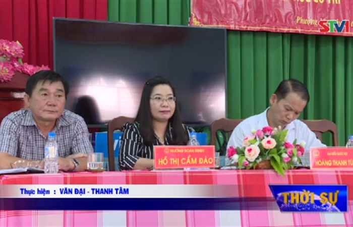 Đoàn ĐBQH Sóc Trăng tiếp xúc cử tri phường 10   