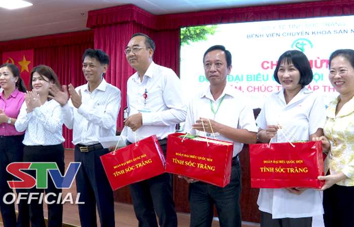 Đoàn ĐBQH tỉnh Sóc Trăng thăm, chúc Tết các đơn vị 